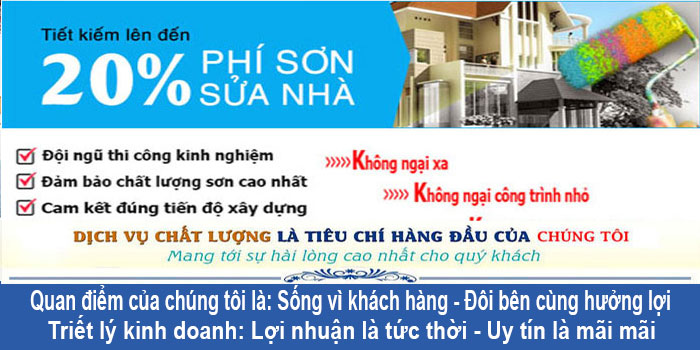 Dịch vụ thợ sơn nhà tại quận Tân Phú đẹp