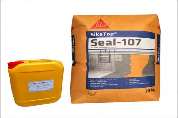 Định mức sikatop seal 107 trong thi công chống thấm