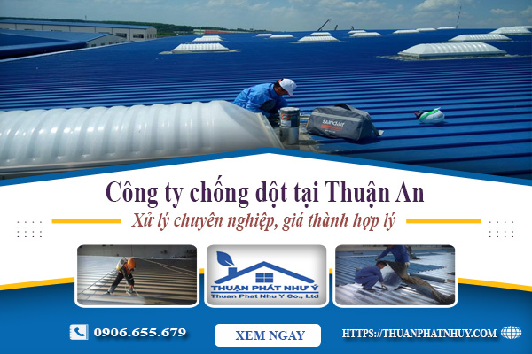 Công ty chống dột tại Thuận An - Xử lý chuyên nghiệp, giá thành hợp lý
