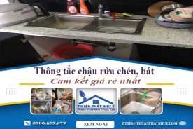 Thông tắc chậu rửa chén, bát tại Đà Nẵng | Cam kết giá rẻ nhất