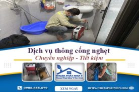 Báo giá dịch vụ thông cống nghẹt tại Khánh Hoà【Chỉ từ 99K】