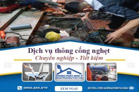 Báo giá dịch vụ thông cống nghẹt tại Tây Ninh【Chỉ từ 99K】