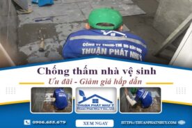 Báo giá chống thấm nhà vệ sinh tại Tp Đà Lạt【Ưu đãi 10%】