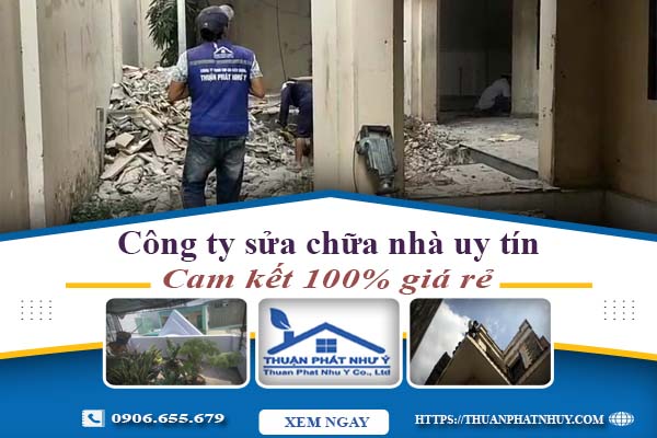 Công ty dịch vụ sửa chữa nhà tại Củ Chi - Cam kết 100% giá rẻ