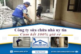 Công ty sửa chữa nhà tại Hóc Môn -【Cam kết 100% giá rẻ】