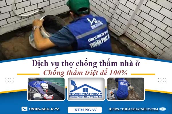 bảng giá dịch vụ chống thấm Tại hóc môn