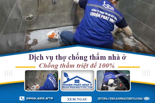 bảng giá dịch vụ chống thấm Tại long an