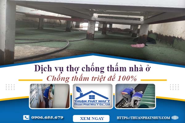 bảng giá dịch vụ chống thấm Tại Bà rịa