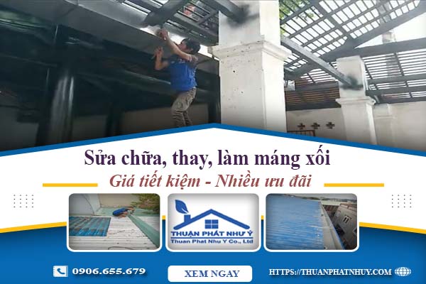 Giá sửa chữa, thay, làm máng xối tại Mê Linh【Tiết kiệm 10%】