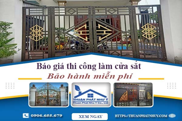 Báo giá thi công làm cửa sắt tại Đồng Nai【Bảo hành miễn phí】