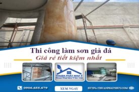 Giá thi công làm sơn giả đá tại Tp Thuận An【Tiết kiệm 10%】