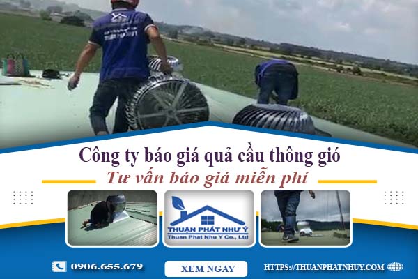 Công ty báo giá lắp quả cầu thông gió tại Hà Nội【Miễn phí】