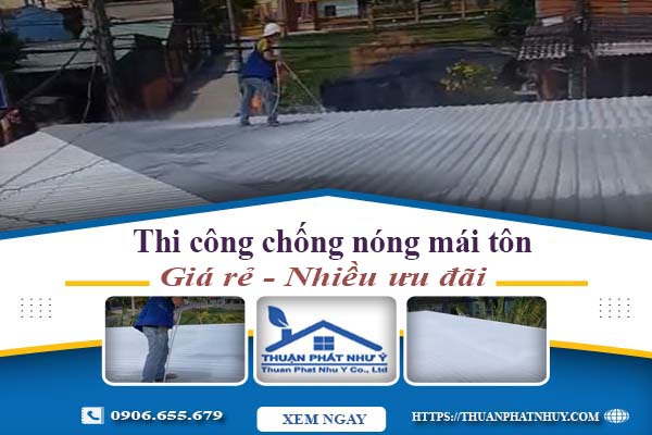 chống nóng mái tôn tại long an