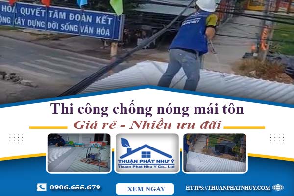 chống nóng mái tôn tại bà rịa