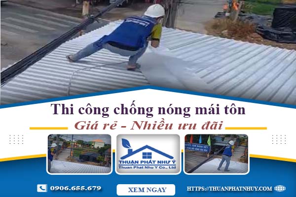 chống nóng mái tôn tại vũng tàu