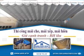 Thi công mái che, mái xếp, mái hiên tại Hóc Môn -【BH 5 Năm】