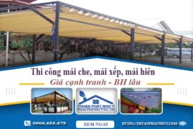 Thi công mái che, mái xếp, mái hiên tại Quận 12 -【BH 5 Năm】