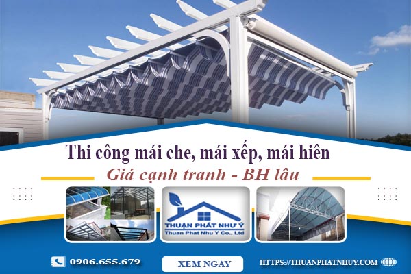 Thi công mái che, mái xếp, mái hiên tại Quận 4 -【BH 5 Năm】
