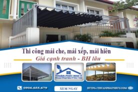 Thi công mái che, mái xếp, mái hiên tại Quận 8 -【BH 5 Năm】
