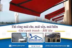 Thi công mái che, mái xếp, mái hiên tại Quận 9 -【BH 5 Năm】