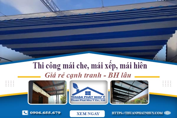 Thi công mái che, mái xếp, mái hiên tại Thanh Xuân -【BH 5 Năm】