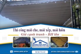 Thi công mái che, mái xếp, mái hiên tại Thuận An -【BH 5 Năm】