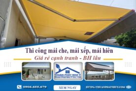 Thi công mái che, mái xếp, mái hiên tại Thường Tín -【BH 5 Năm】