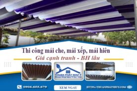 Thi công mái che, mái xếp, mái hiên tại Vũng Tàu -【BH 5 Năm】