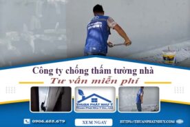 Công ty chống thấm tường nhà tại Bình Thạnh【Tư vấn miễn phí】
