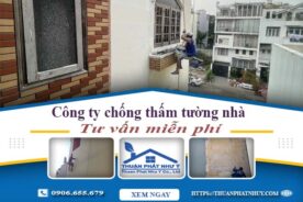Công ty chống thấm tường nhà tại Quận 11【Tư vấn miễn phí】