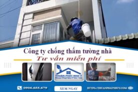 Công ty chống thấm tường nhà tại Quận 12【Tư vấn miễn phí】