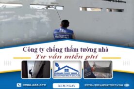 Công ty chống thấm tường nhà tại Quận 6【Tư vấn miễn phí】