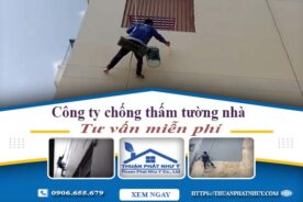 Công ty chống thấm tường nhà tại Quận 8【Tư vấn miễn phí】