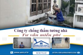 Công ty chống thấm tường nhà tại Tân Bình【Tư vấn miễn phí】