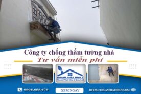 Công ty chống thấm tường nhà tại Thủ Dầu Một【Tư vấn miễn phí】