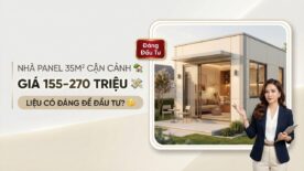 Nhà Panel 35m² Chỉ Từ 155 Triệu – Đẹp, Rẻ Và Hiện Đại