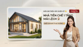Nhà Tiền Chế Mái Lệch Chỉ Hơn 250 Triệu Thiết Kế Hiện Đại
