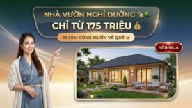 Thiết Kế Nhà Vườn Nghỉ Dưỡng Chỉ Từ 175 Triệu Nhìn Là Mê