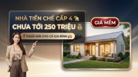 Nhà Cấp 4 Tiền Chế Chưa Tới 250 Triệu: An Cư Trong Tầm Tay