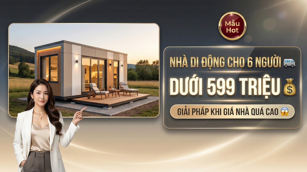 Mẫu Nhà Di Động Cho Gia Đình Đầy Đủ Tiện Nghi Dưới 599 Triệu