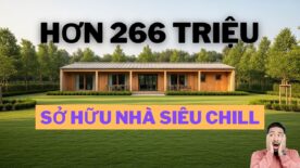 Nhà Gỗ Lắp Ghép Khối Thấp Hơn 266 Triệu Tiện Nghi, Sang Trọng
