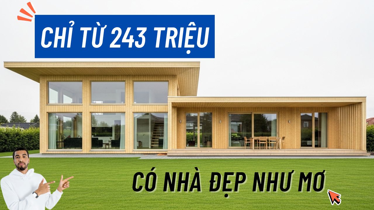 Nhà Gỗ Lắp Ghép Giá Rẻ, View Thoáng: Từ 243 Đến 301 Triệu