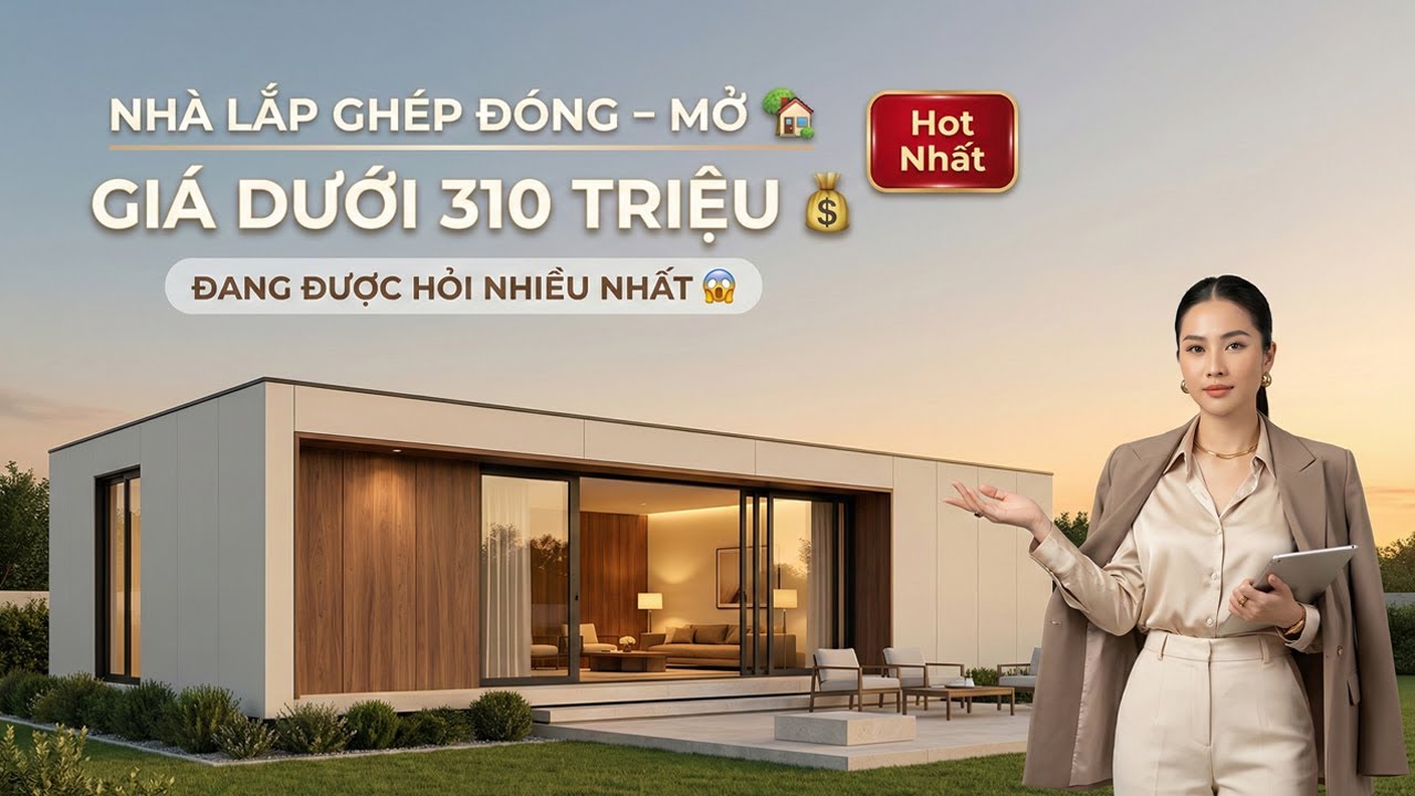 Nhà Lắp Ghép Đóng Mở Chưa Tới 310 Triệu - Giải Pháp Hiện Đại