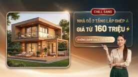 Nhà Lắp Ghép Gỗ 2 Tầng Từ 160 Triệu: Giải Pháp Ở Thông Minh