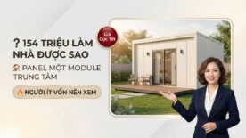 Nhà Panel 1 Module Siêu Đẹp: Xây Cực Nhanh, Giá Từ 154 Triệu