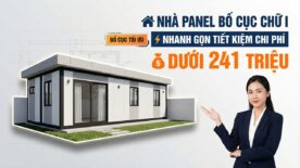 Nhà Panel Chữ I Thiết Kế Thông Minh Chưa Tới 241 Triệu